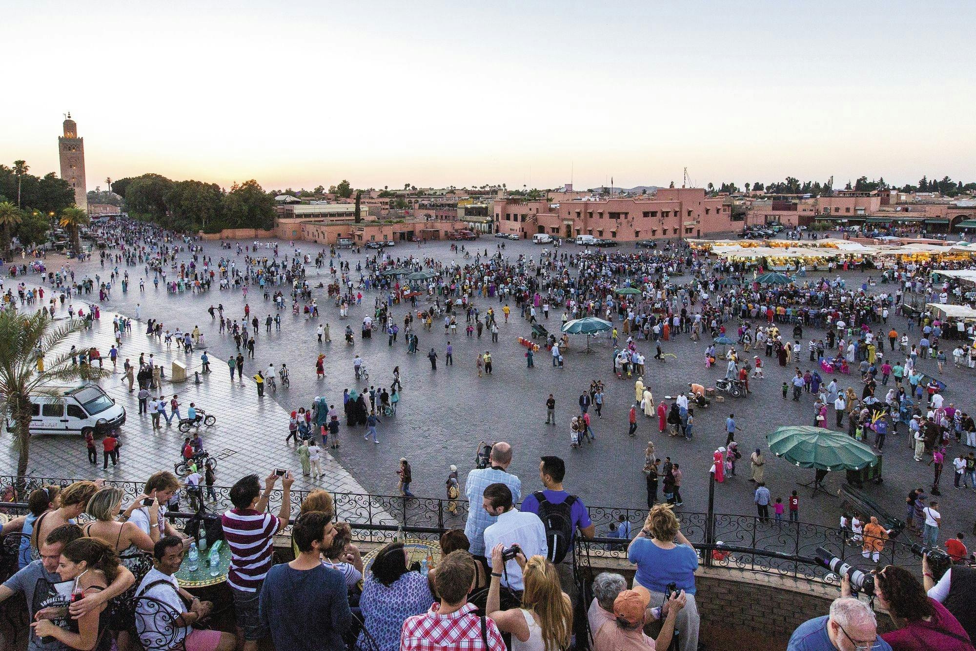 Private horse-drawn carriage tour of Marrakech by night