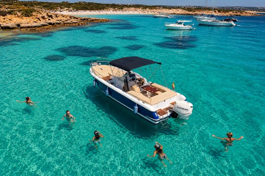 Half-day private boat tour with paddle board and snorkelling