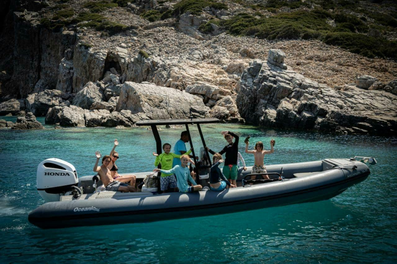 Half-day speedboat and snorkelling adventure in Karpathos