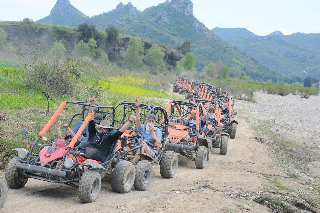 Buggy safari and rafting experience in Beşkonan Köprülü canyon