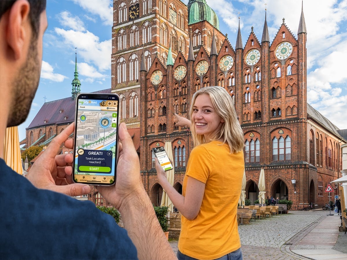 Self-guided digital scavenger hunt in Stralsund