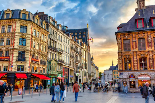 Lille audio walking tour with Flemish heritage and city landmarks