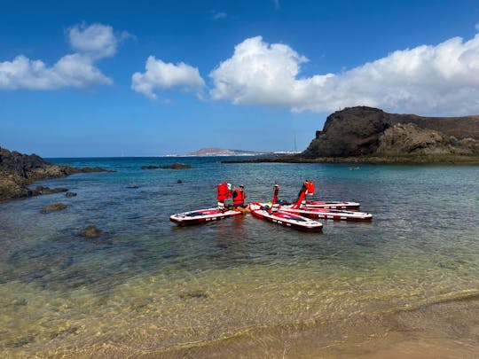 Elektryczny paddleboard i nurkowanie z rurką na Lanzarote
