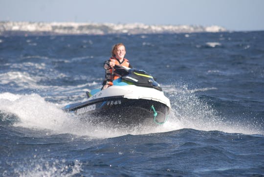 Tour de Lanzarote en jet-ski sur la route du sud - billet seulement