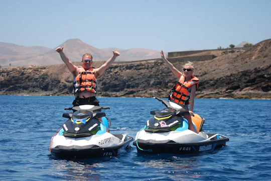 Papagayo Beach jet-ski tour with transfers