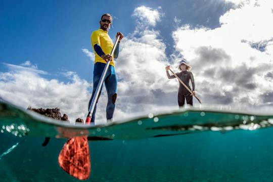 École de stand up paddle à Lanzarote