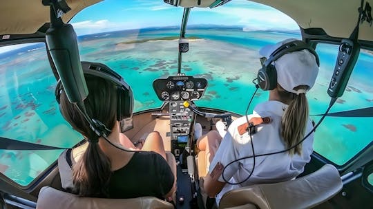 Cannes private helicopter tour over Croisette waterfront