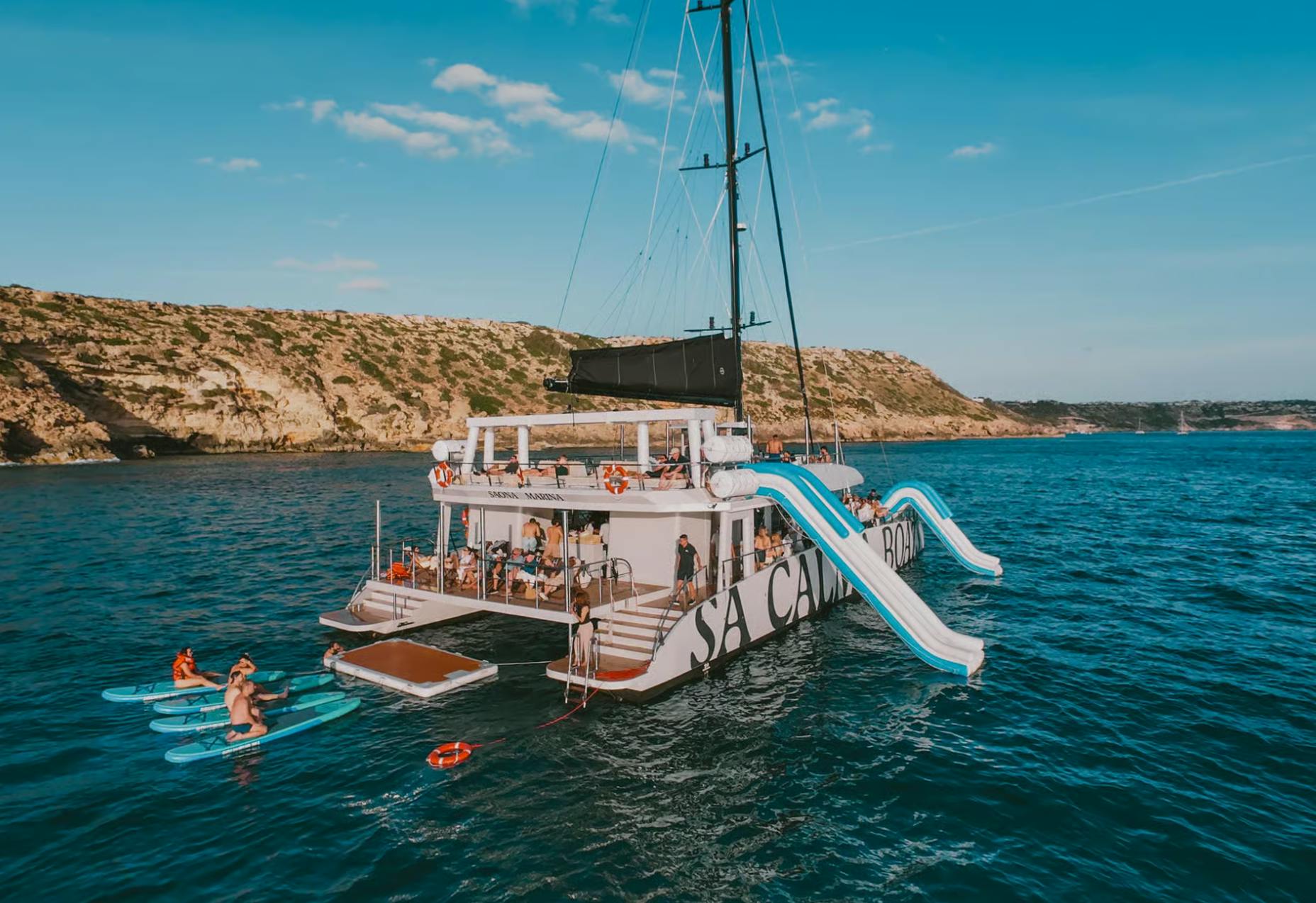 Palma Bay catamaran with lunch, swim stop and VIP area option