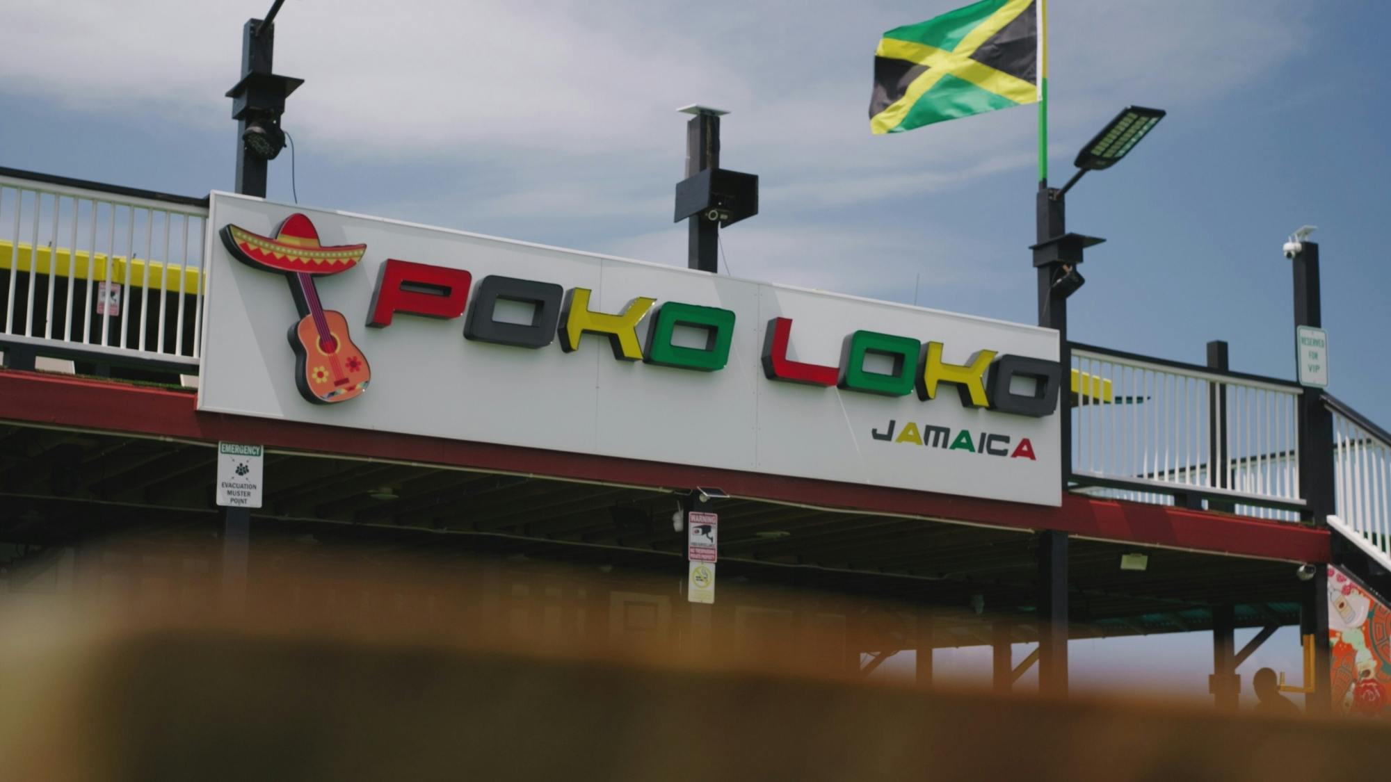 Poko Loko floating bar experience at sunset