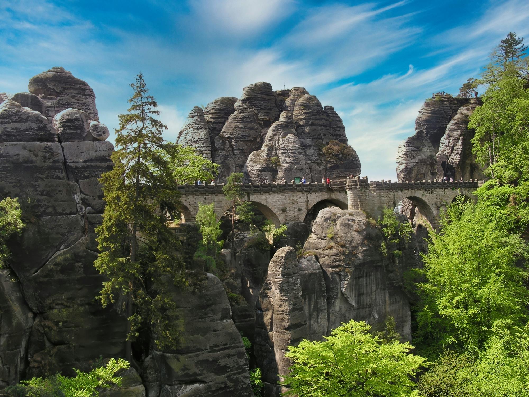 Hele dag begeleide tour naar Dresden, Saksisch Zwitserland en de Bastei-brug