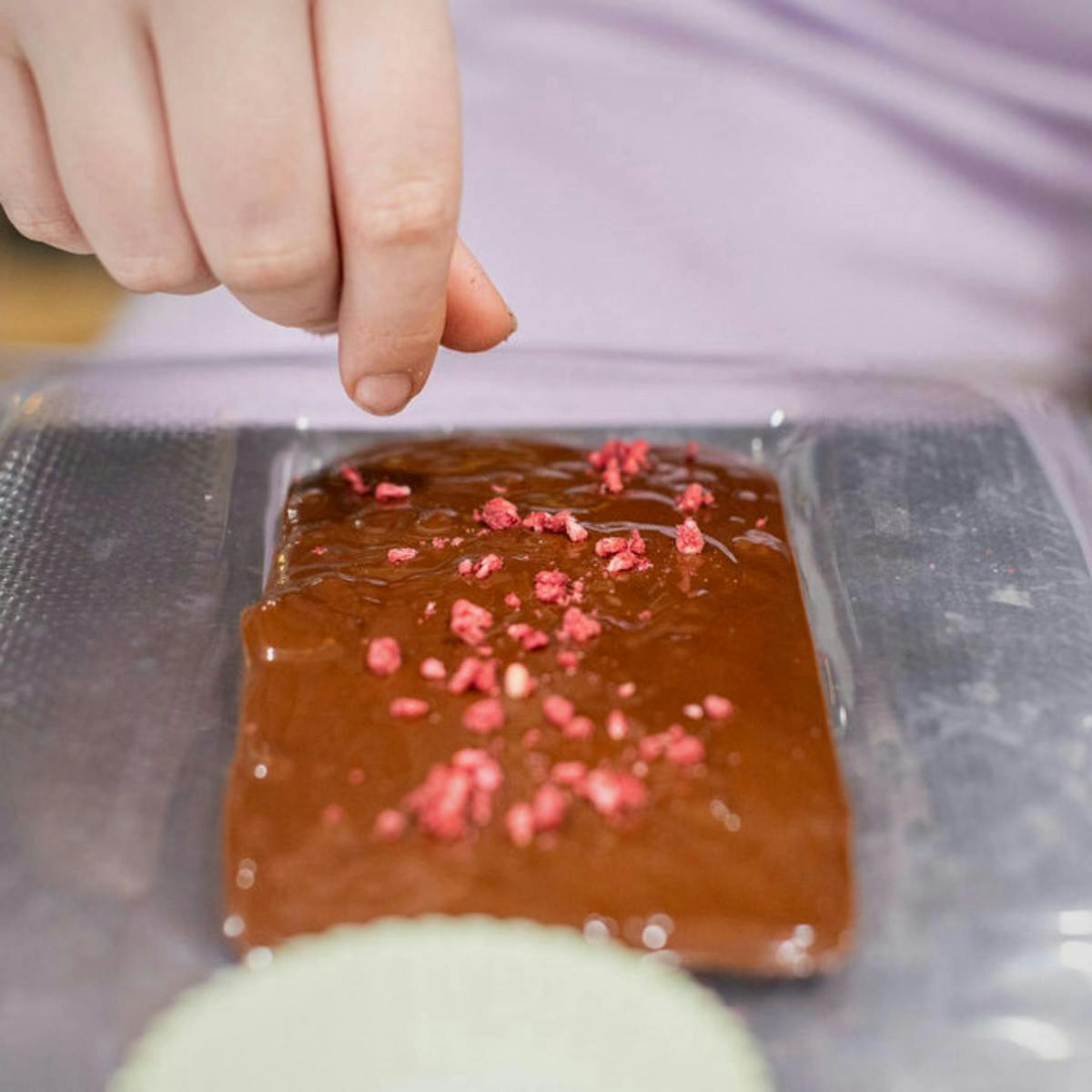 Chocoladerepen maken