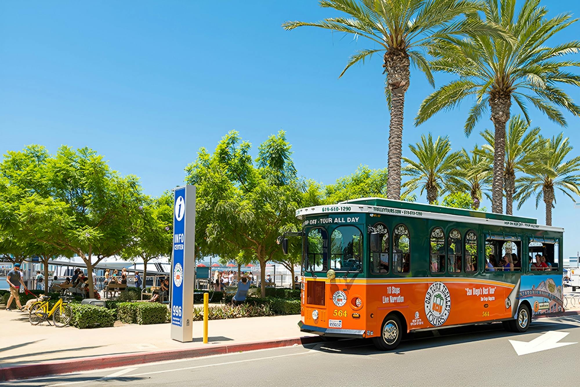 Passeios de elétrico pelo centro histórico de San Diego