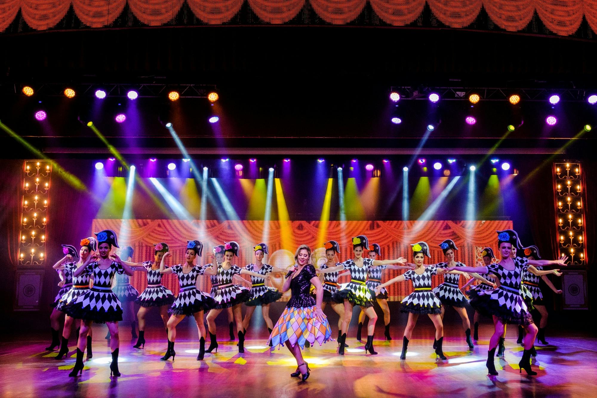 Benidorm Palace variety show with transport