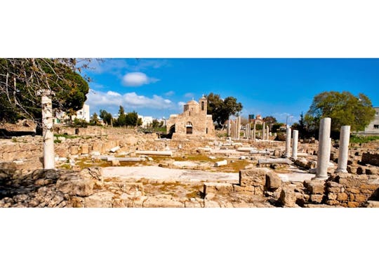 Visite guidée de Paphos, site classé au patrimoine mondial de l'UNESCO, à Kourion et au Rocher d'Aphrodite