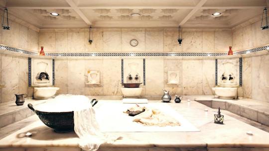 Turkish bath foam massage in Marmaris