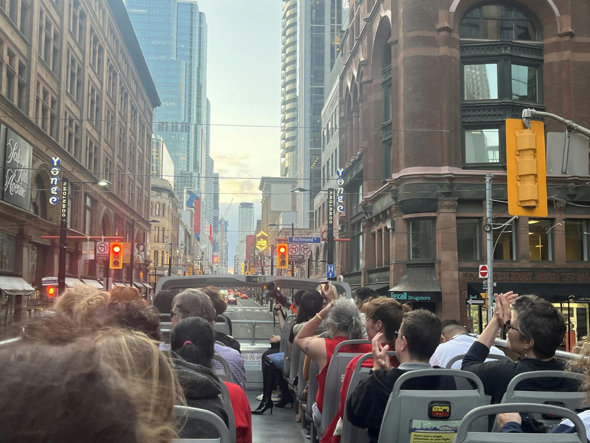 City Sightseeing night bus tour of Toronto