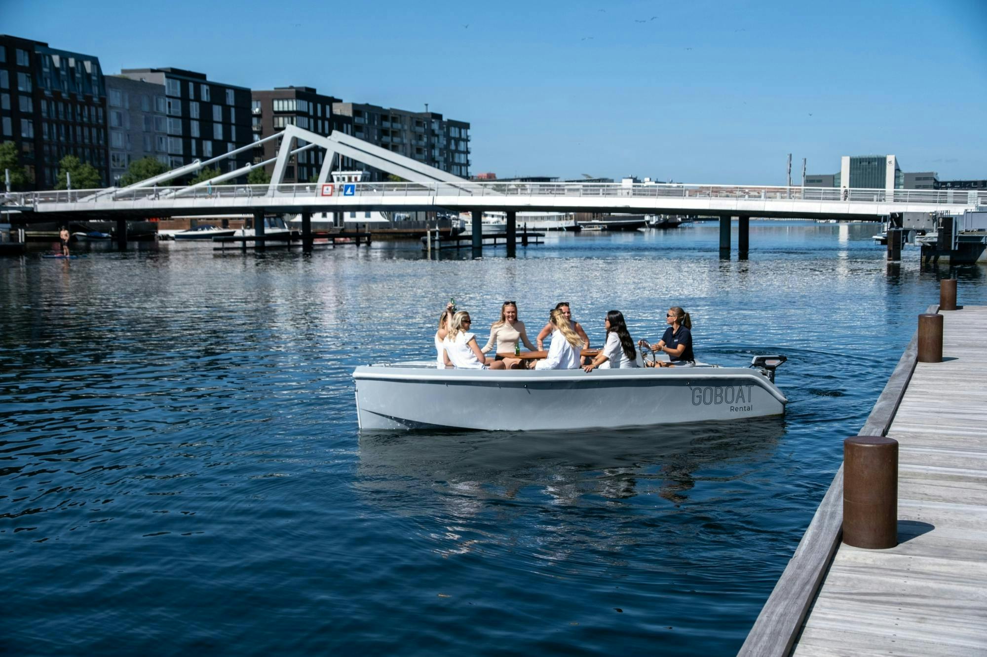 Visite privée de 3 heures en bateau électrique sur les canaux de Copenhague