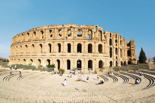 El Jem Kolosseum Tour mit Piratenbootsfahrt