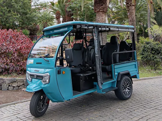 One-hour shared tuk tuk tour in Puerto de la Cruz