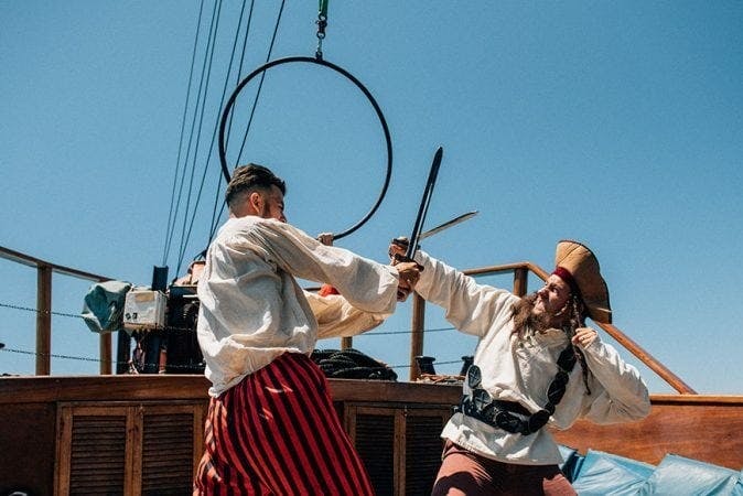Jolly Roger pirate family cruise from Paphos