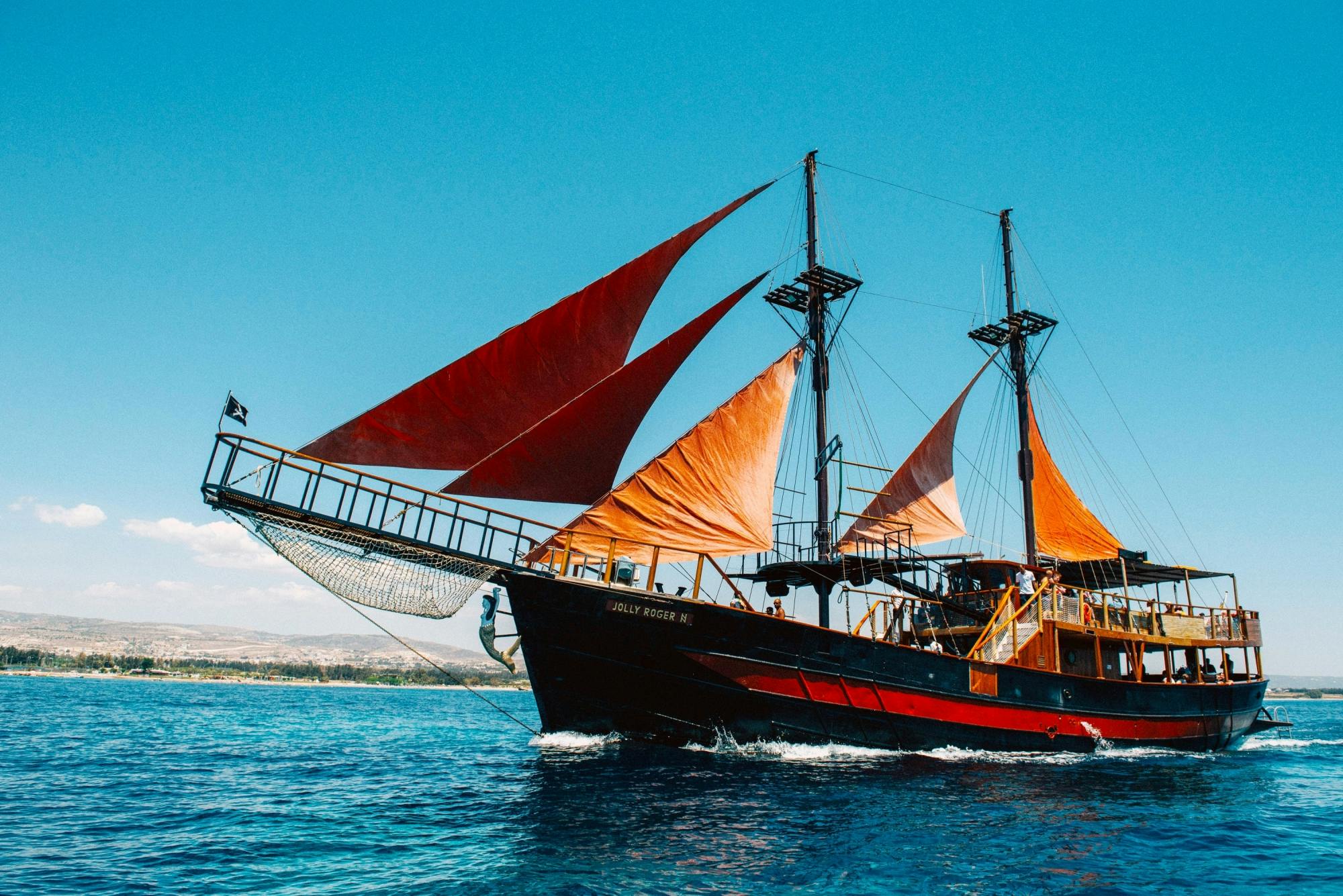 Jolly Roger pirate family cruise from Paphos