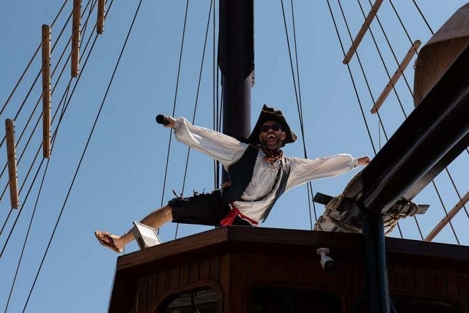 Jolly Roger pirate family cruise from Paphos