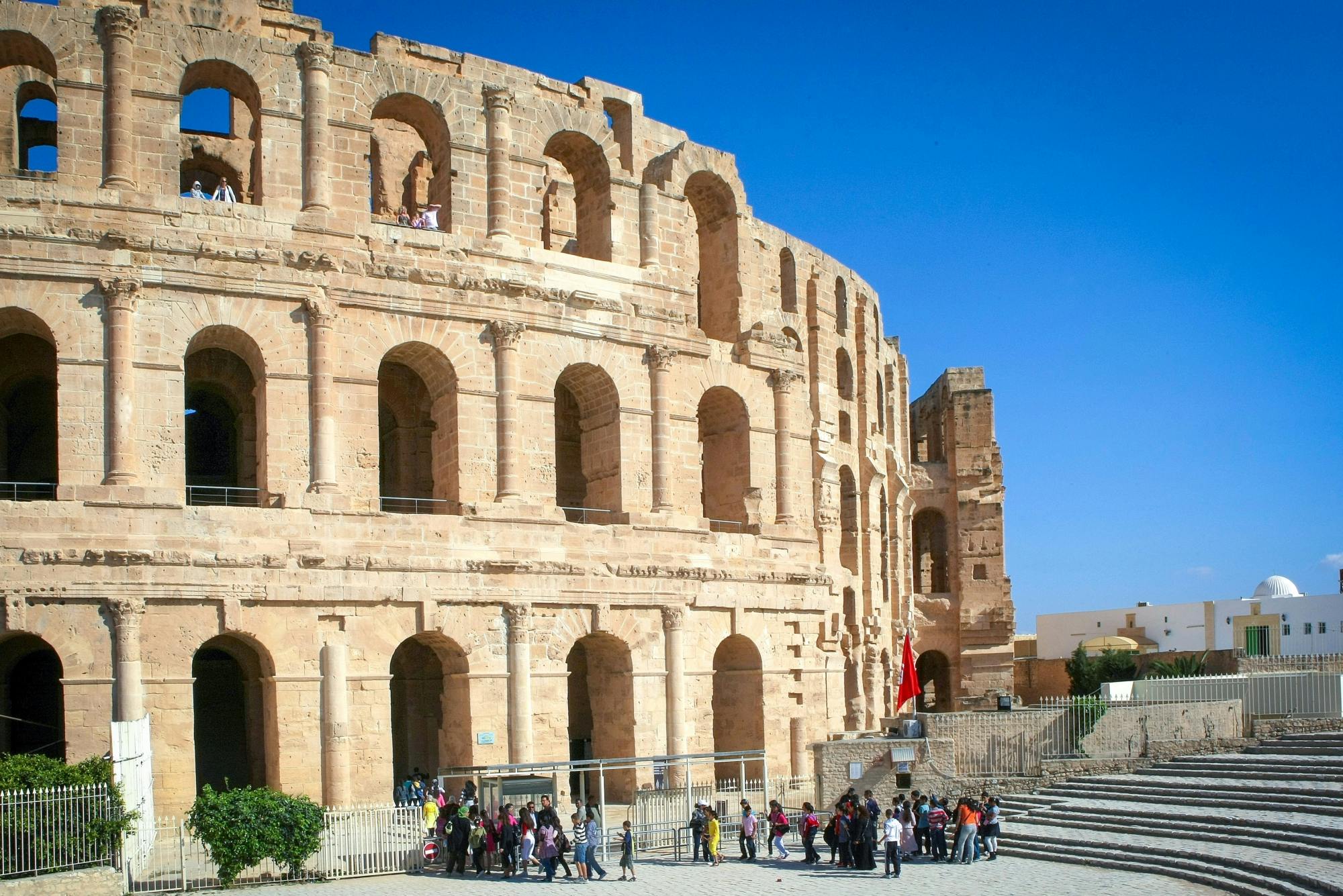El Jem Colosseum tour with pirate boat cruise