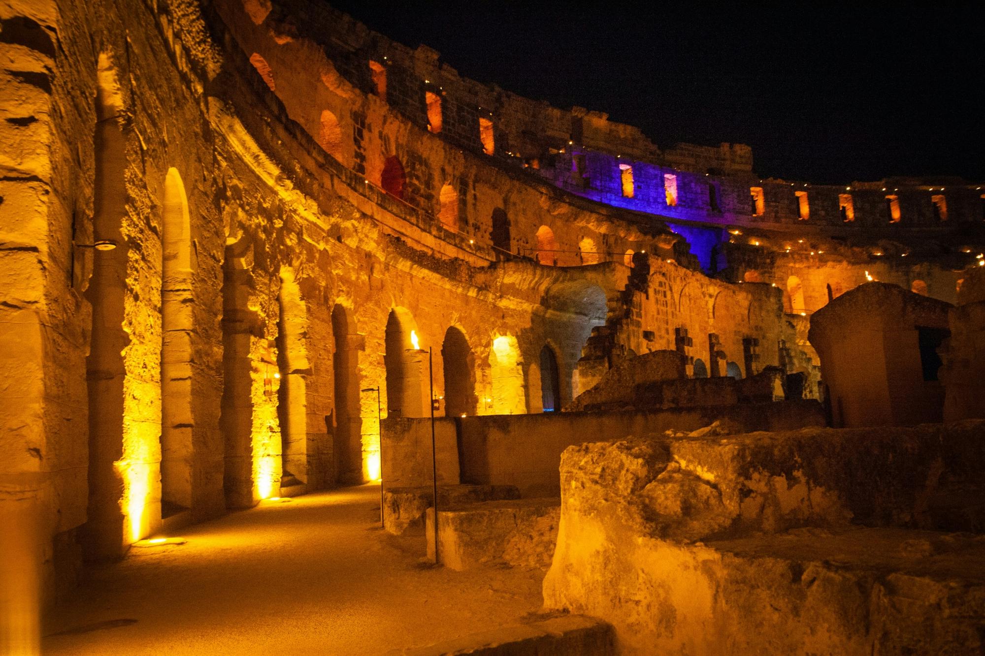El Jem Colosseum tour with pirate boat cruise