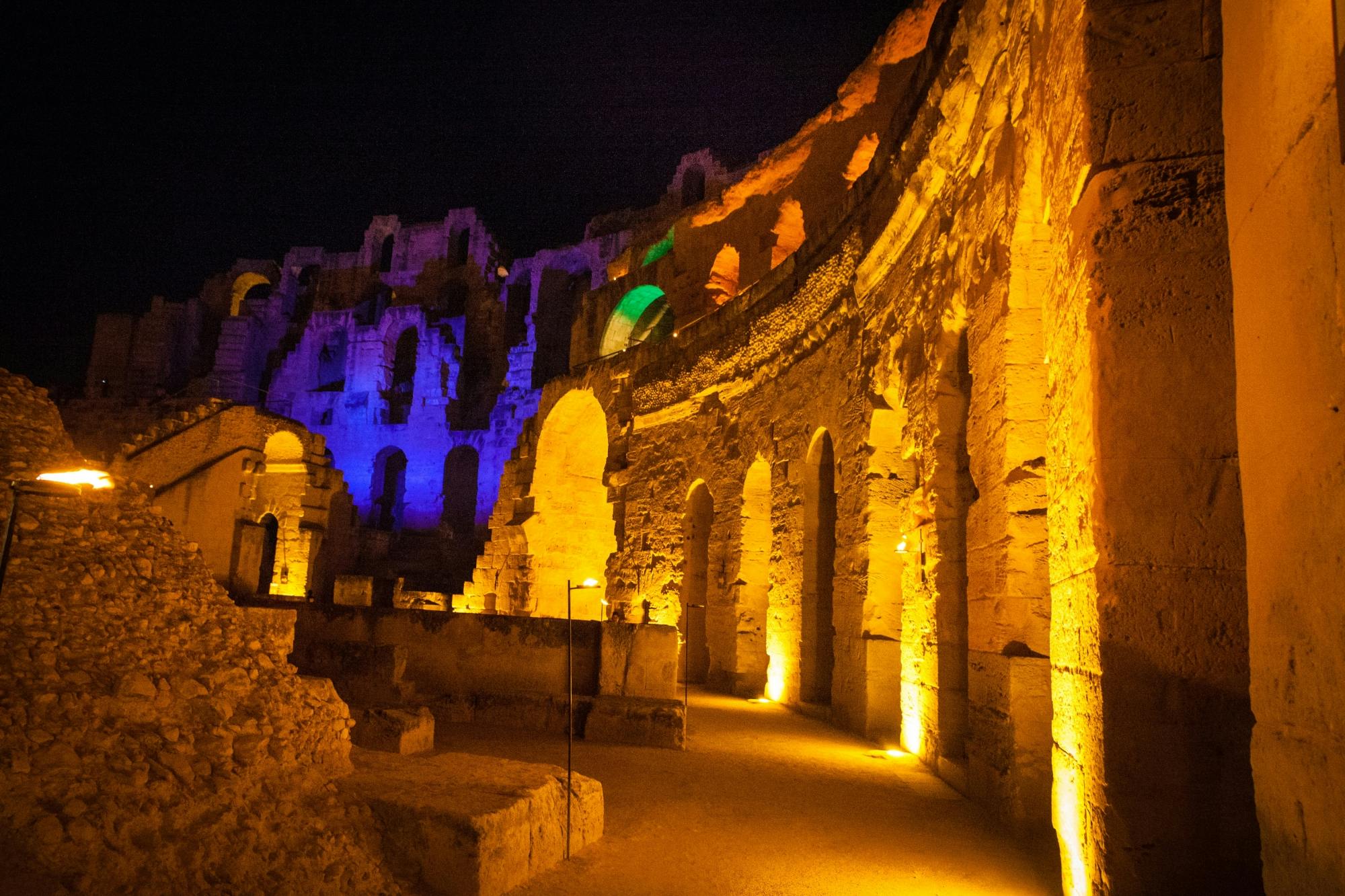 El Jem Colosseum tour with pirate boat cruise
