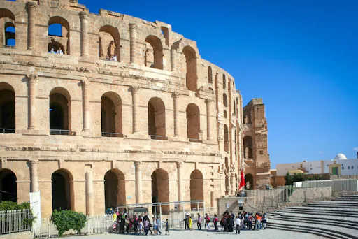 El Jem Colosseum tour with pirate boat cruise