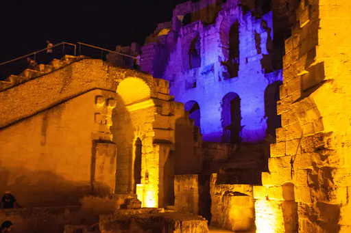 El Jem Colosseum tour with pirate boat cruise