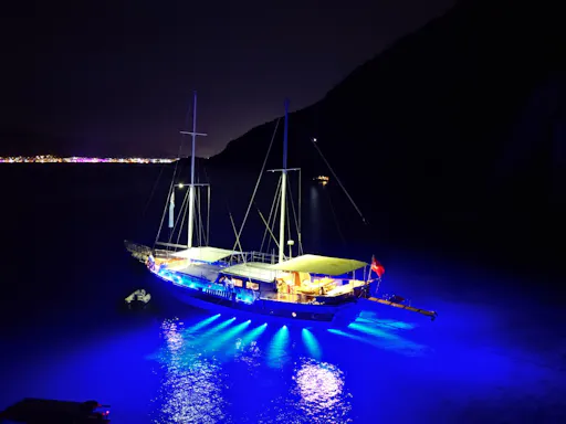 Adults-only sunset gulet cruise with dinner from Marmaris with optional transfers