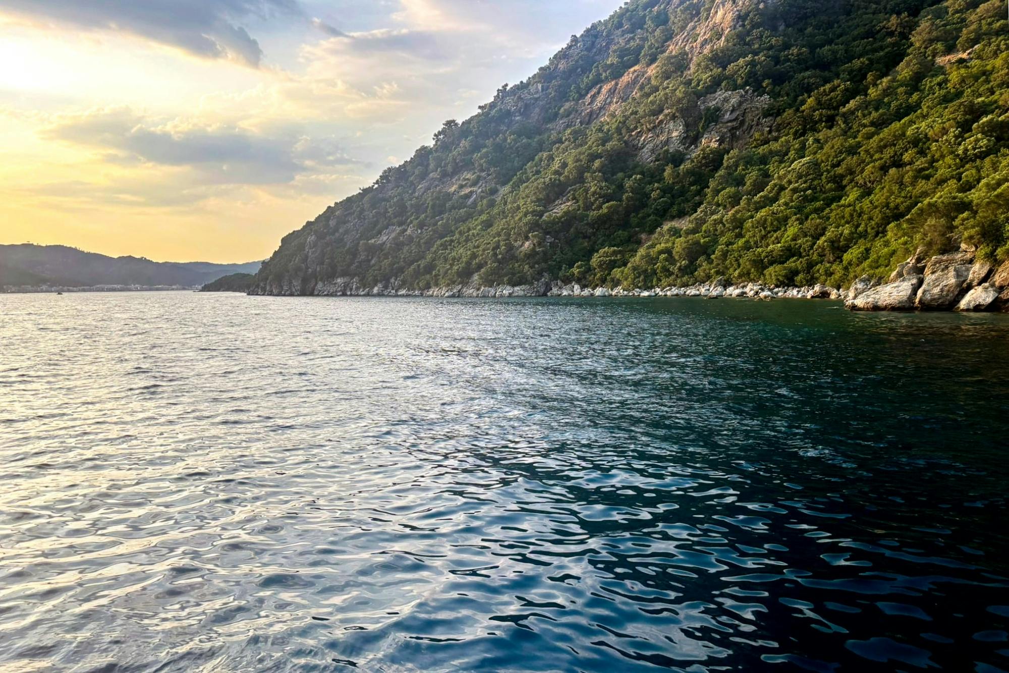 Adults-only sunset gulet cruise with dinner from Marmaris with optional transfers