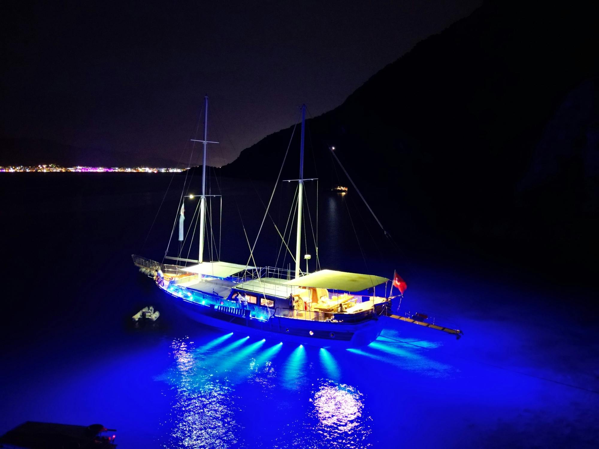 Adults-only sunset gulet cruise with dinner from Marmaris with optional transfers