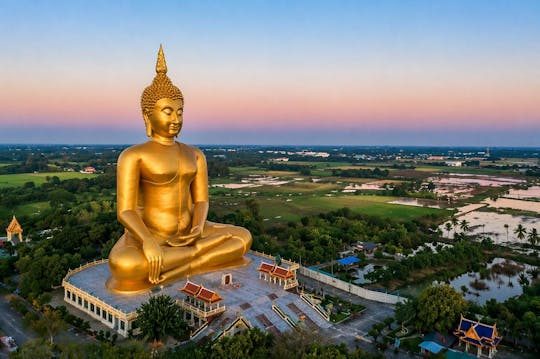 Excursão ao Buda Gigante e à Vida após a Morte em Ayutthaya