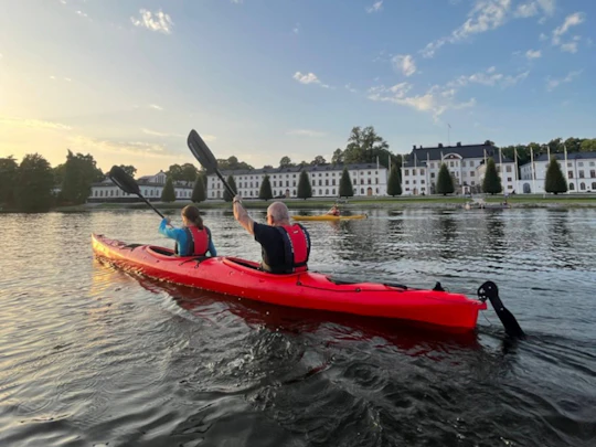 Guided sunset kayak eco-tour in Stockholm City