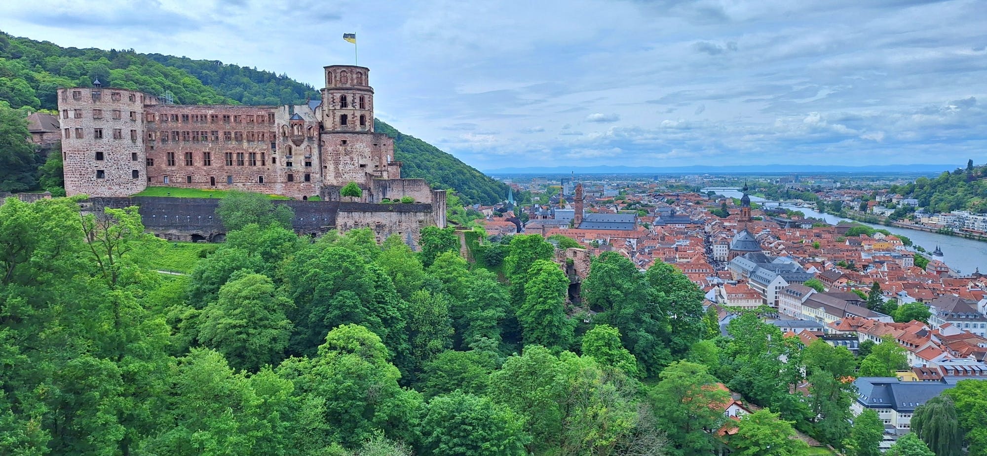 Visita al castillo de Heidelberg y al casco antiguo con el mirador de Königstuhl