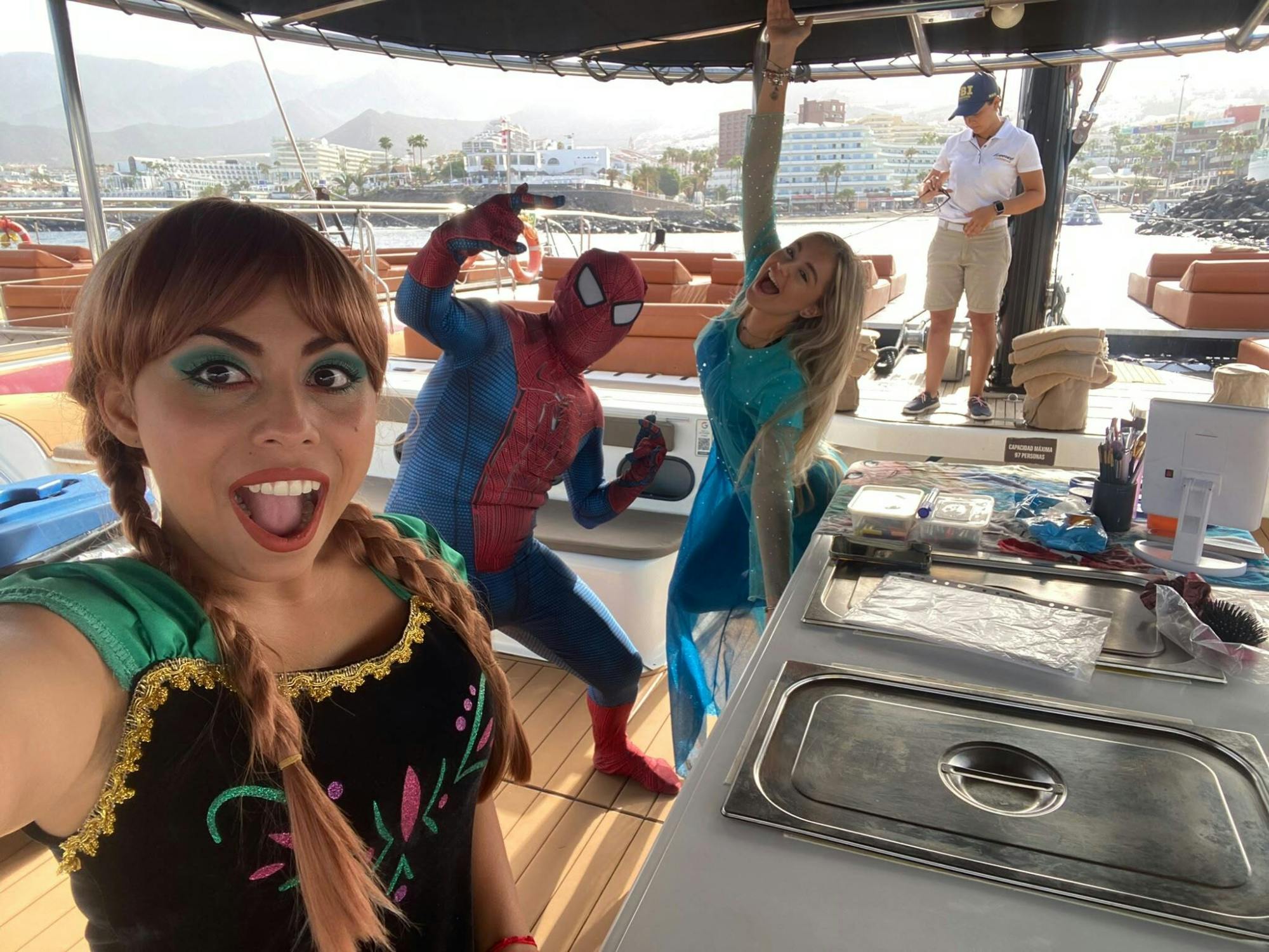 Princess and superhero themed family cruise in Tenerife