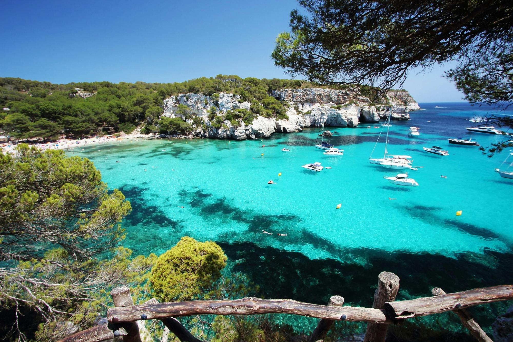 South-west Menorca cruise with paella lunch