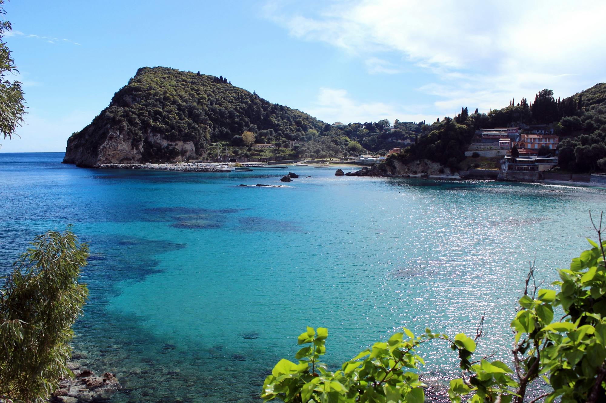 Corfu catamaran cruise with Greek lunch, drinks and optional transfers