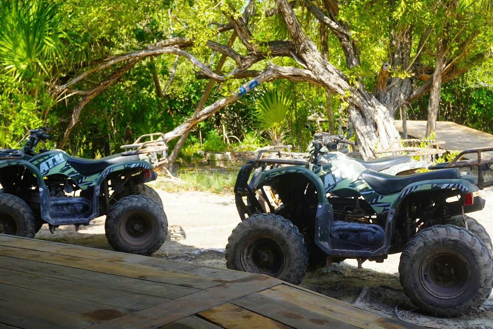 ATV jungle adventure and airboat ride to Isla Blanca Beach