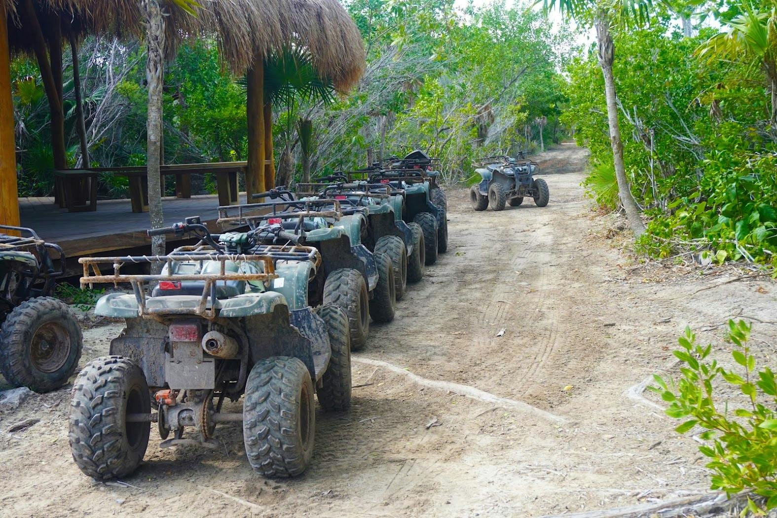 ATV jungle adventure and airboat ride to Isla Blanca Beach