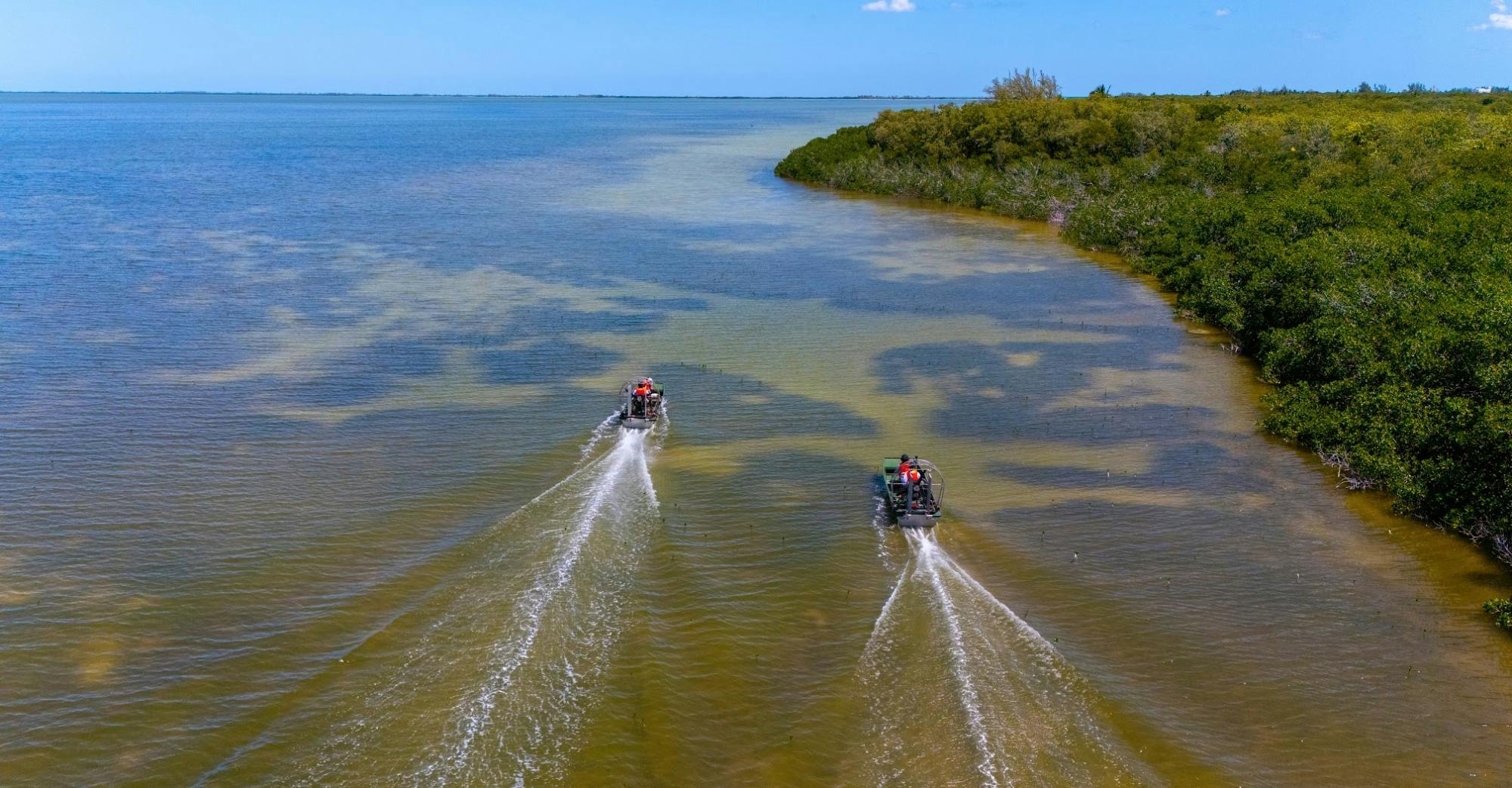 ATV jungle adventure and airboat ride to Isla Blanca Beach
