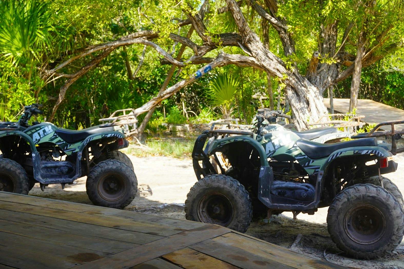 ATV jungle adventure and airboat ride to Isla Blanca Beach