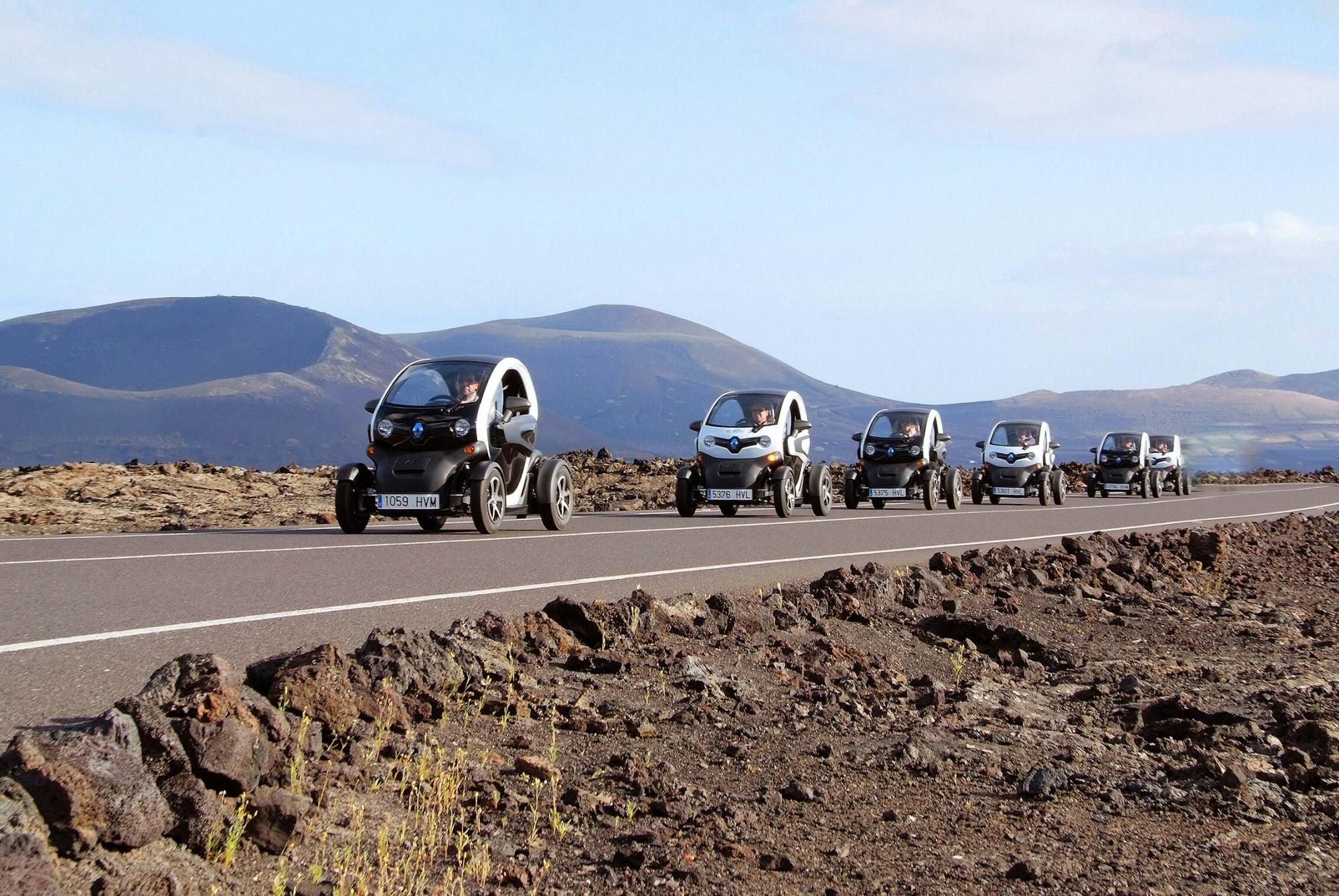 Timanfaya Twizy electric car tour