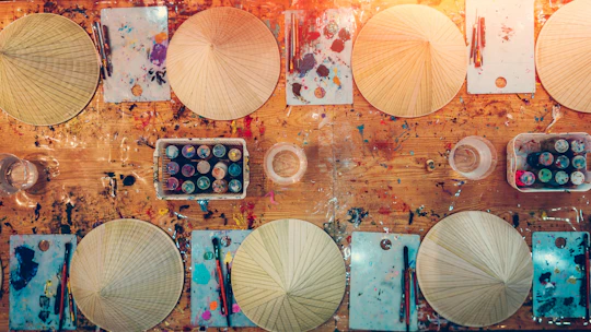 Conical hat painting workshop with Royal Tea in Hue