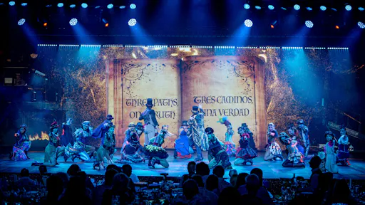 Benidorm Palace variety show with transport