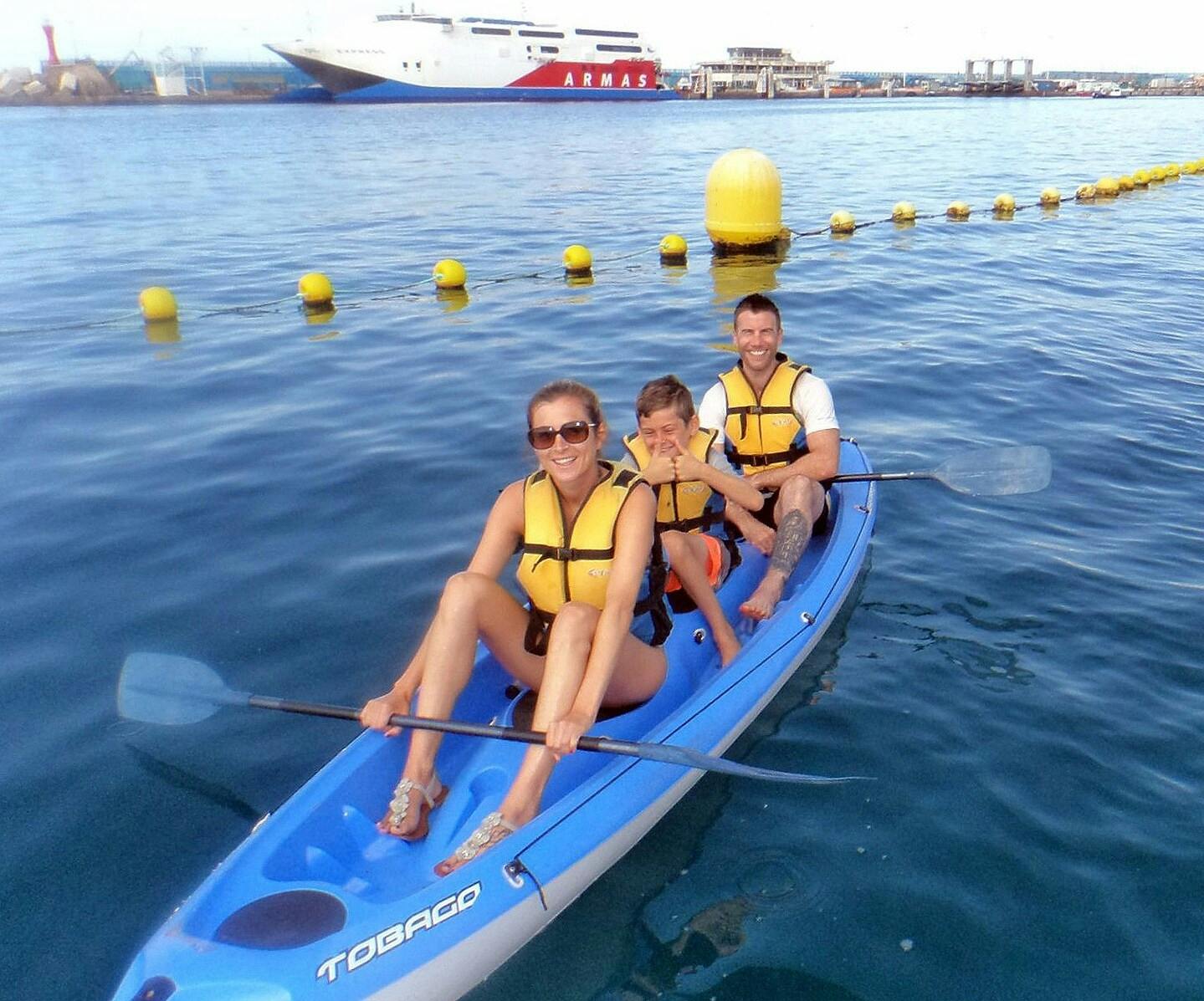 Tenerife kayak and snorkelling tour