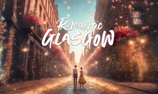 Juego romántico de exploración de la ciudad de Glasgow