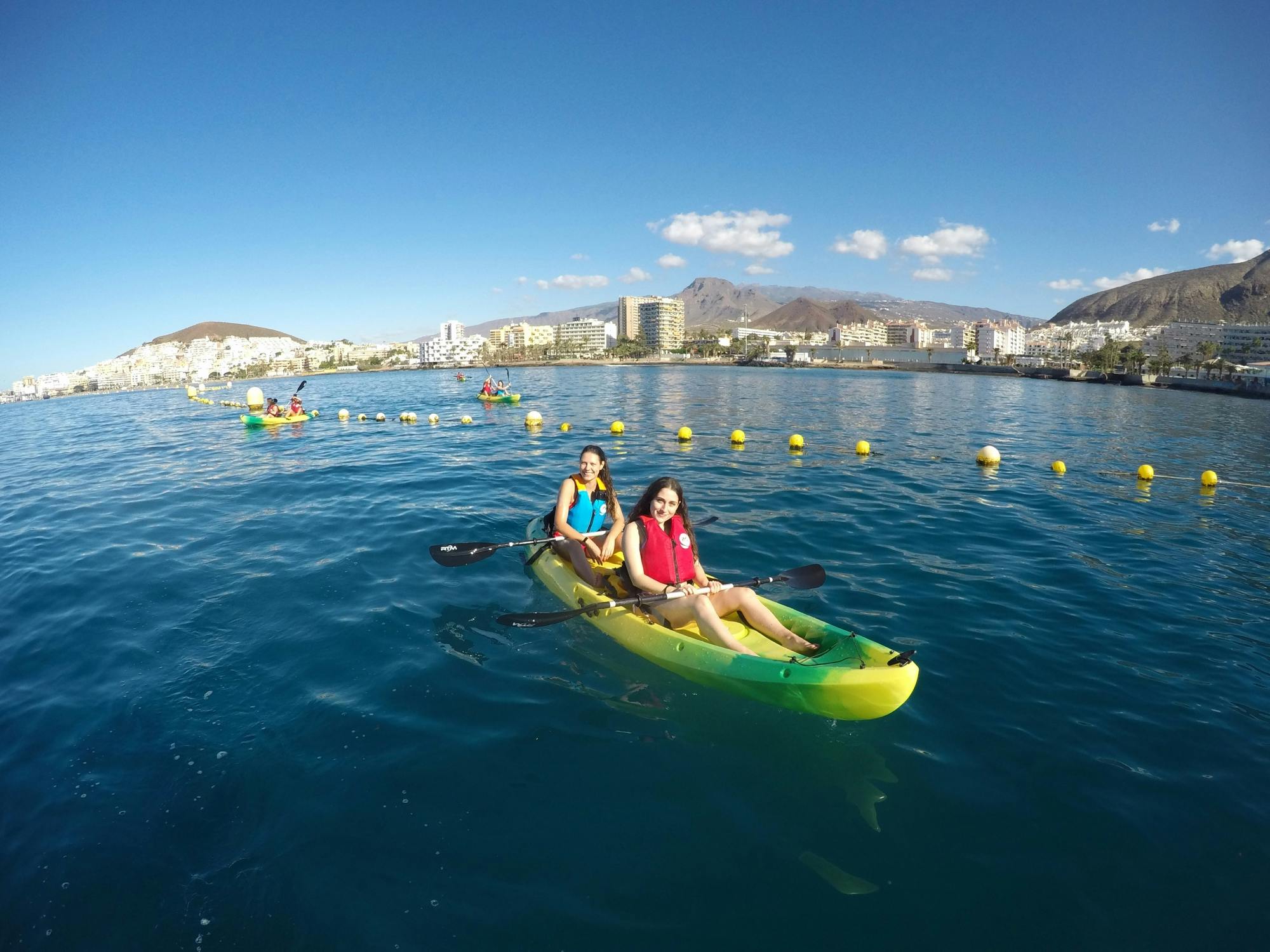 Tenerife kayak and snorkelling tour